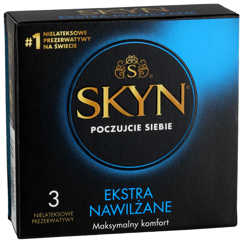 SKYN Ekstra nawilżane 3 szt.